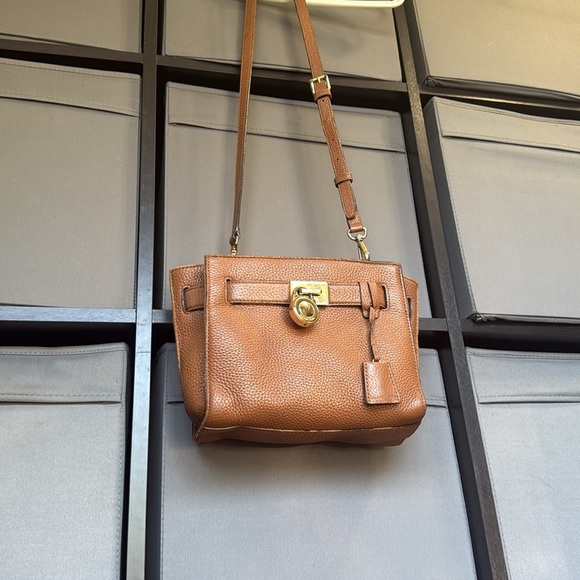 👜 Michael Kors Brown Leather Bag - Picture 1 of 12